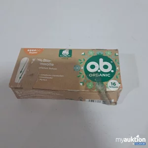 Artikel Nr. 389191: OB organic super 100% Bio Baumwolle Tampons 16Stk