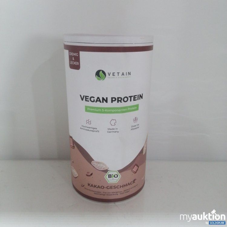 Artikel Nr. 769192: Vetain Vegan Protein Kakao-Geschmack 600g 