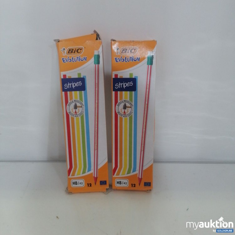 Artikel Nr. 749194: Bic Evolution Stripes 2x12 Stück 