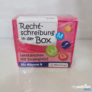Auktion Mildenberger Rechtschreibung in der Box