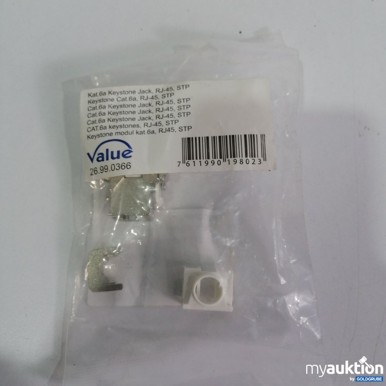 Artikel Nr. 386197: Value Cat. 6a Keystone Jack RJ-45 STP