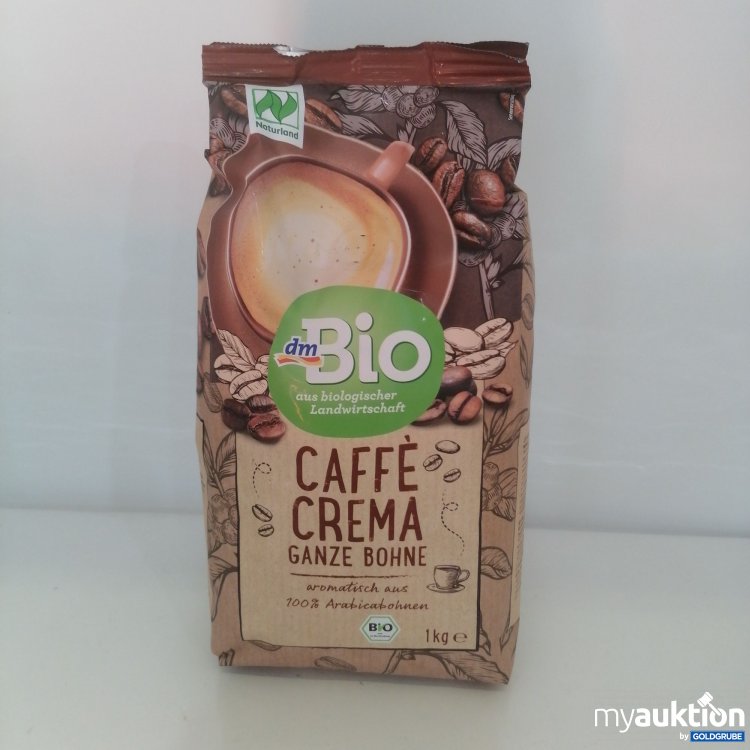 Artikel Nr. 764200: DM Bio Caffé Crema Ganze Bohne 1kg