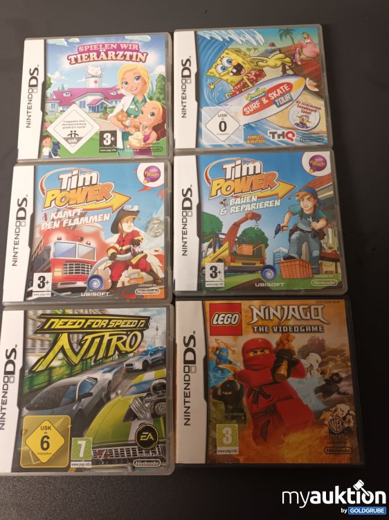 Artikel Nr. 398201: 6 x Nintendo DS Spiele