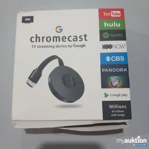 Auktion Chromecast TV streaming device by Google