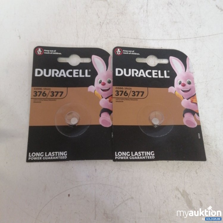 Artikel Nr. 721204: Duracell 376/377 Knopfzellenbatterien