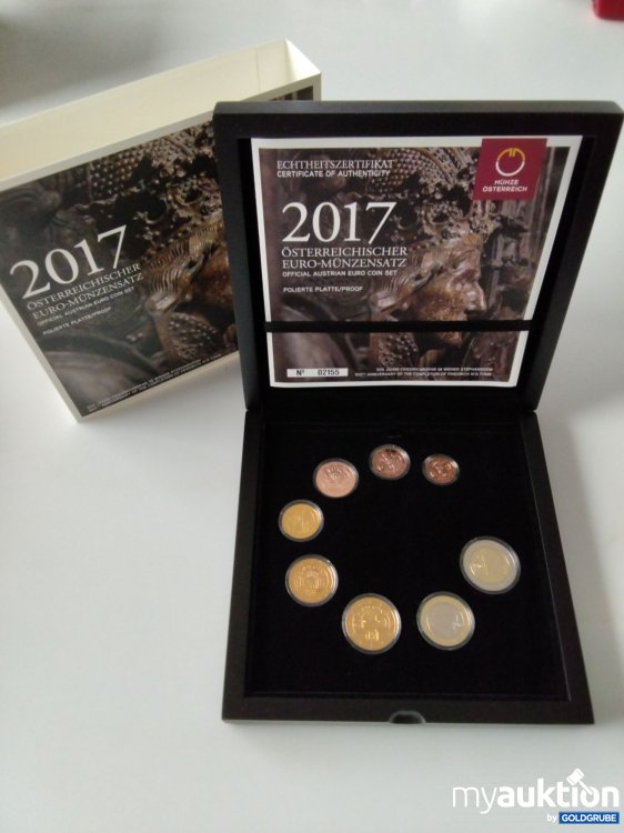 Artikel Nr. 396206: Euro Kursmünzensatz 2017 Proof Set PP