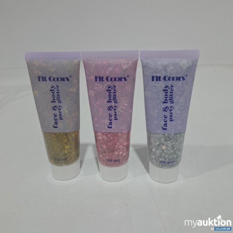 Artikel Nr. 389207: Fitcolors Face & Body glitter 3x50ml