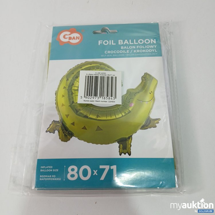 Artikel Nr. 520207: GoDan Foil Balloon 5 Stück 80x71cm