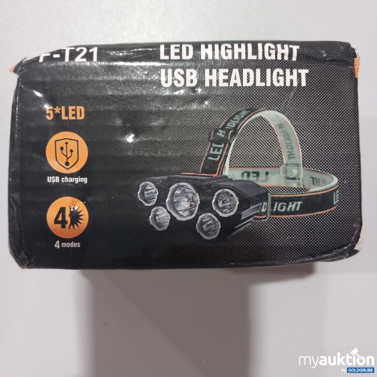 Artikel Nr. 762207: LED Highlight USB Headlight 