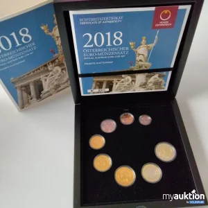 Artikel Nr. 396207: Euro Kursmünzensatz 2018 Proof Set PP