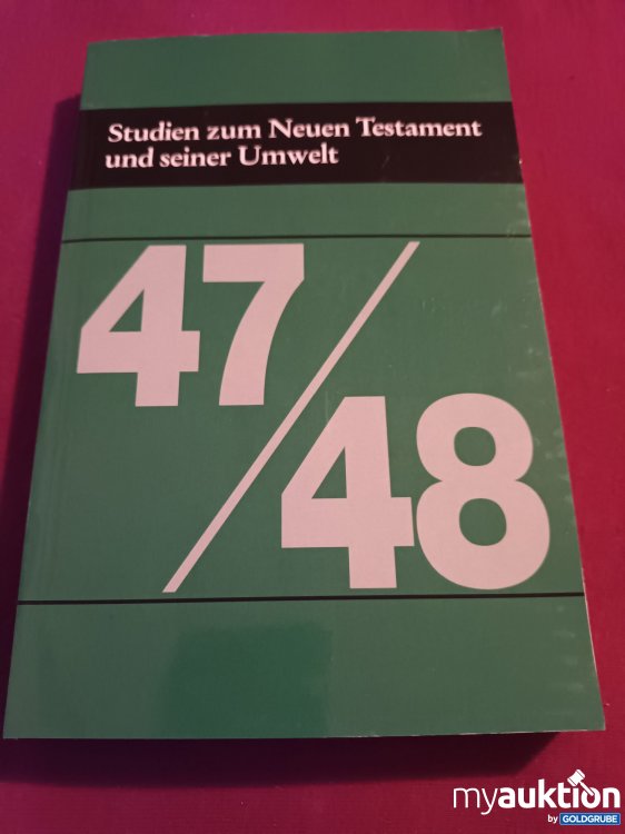 Artikel Nr. 390208: Studien zum Neuen Testament und seiner Umwelt 