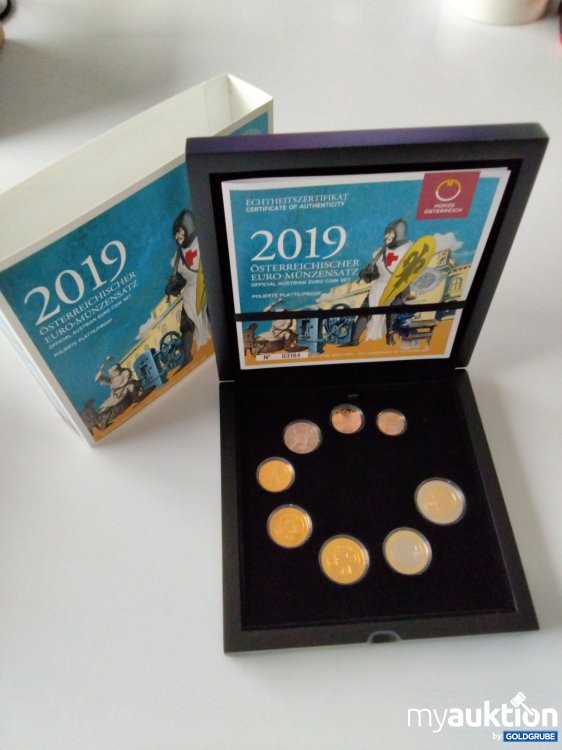 Artikel Nr. 396208: Euro Kursmünzensatz 2019 Proof Set PP