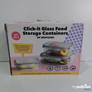 Artikel Nr. 800208: Cluck_it Glass Food Storage Containers 