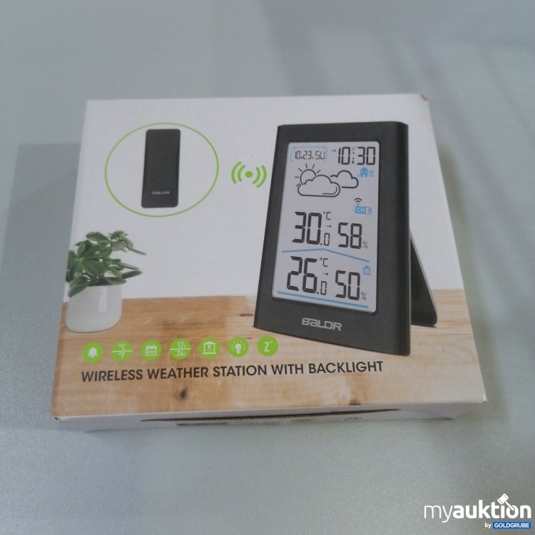 Artikel Nr. 759209: Wireless Weather Station with Backlight 