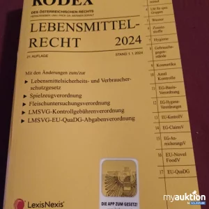 Artikel Nr. 390209: KODEX, Lebensmittelrecht 2024