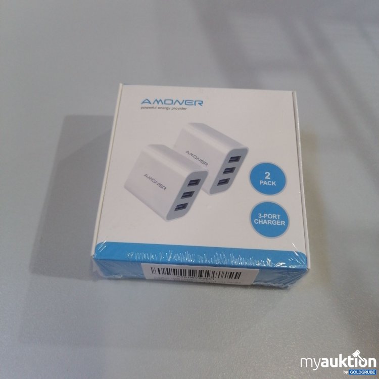 Artikel Nr. 759210: Amoner 3-Port Charger 2 Stück 