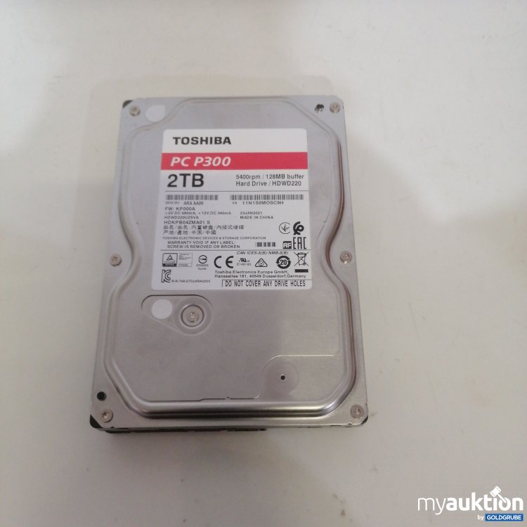 Artikel Nr. 773211: Toshiba PC P300 2TB Hard Drive 