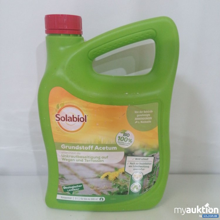 Artikel Nr. 750212: Solabiol Grundstoff Acetum 3l 