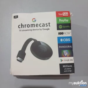 Auktion Chromecast TV streaming device by Google 