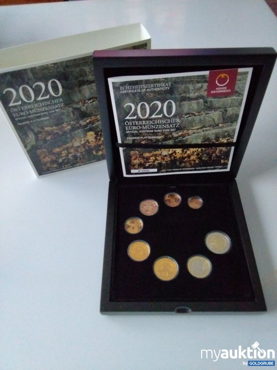 Artikel Nr. 396213: Euro Kursmünzensatz 2020 Proof Set PP