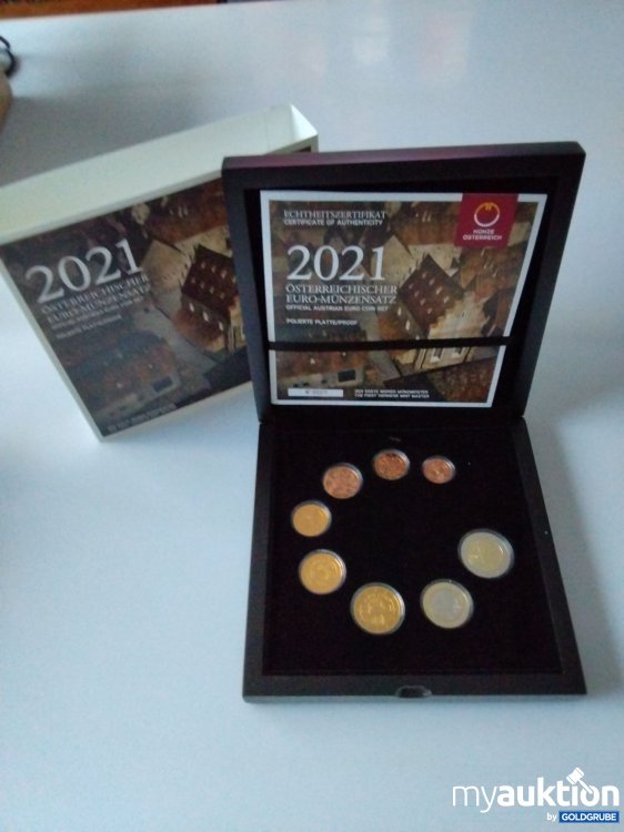 Artikel Nr. 396214: Euro Kursmünzensatz 2021 Proof Set PP