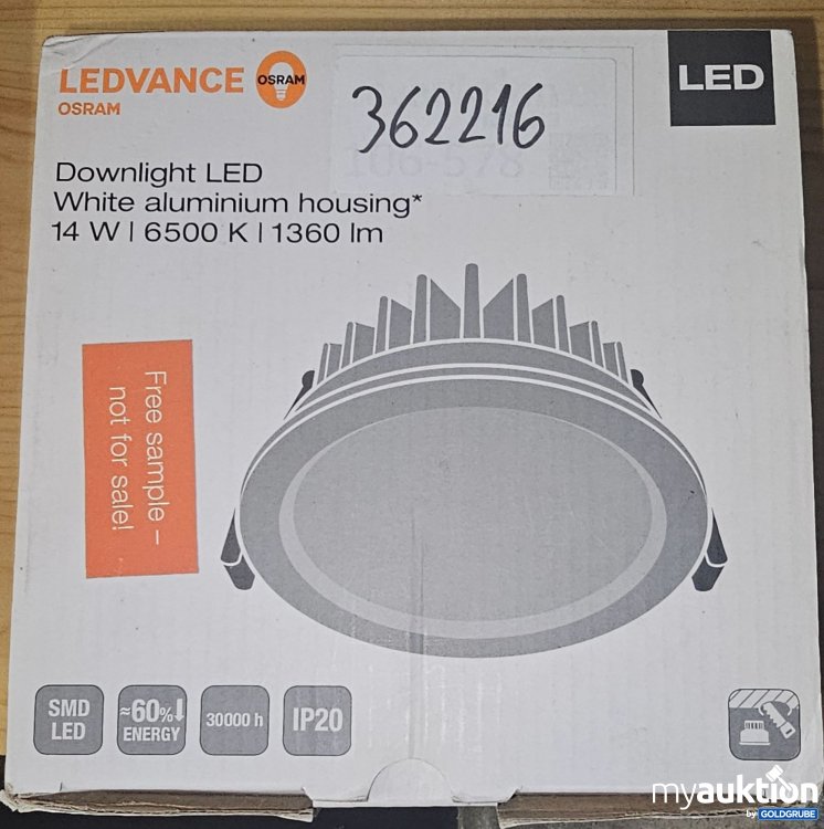 Artikel Nr. 362216: Osram Downlight LED 14w