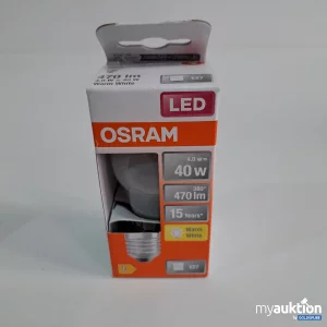 Artikel Nr. 433216: Osram LED Glühbirne E27 40W 470lm warm White 