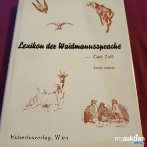 Auktion Lexikon der Waidmannssprache