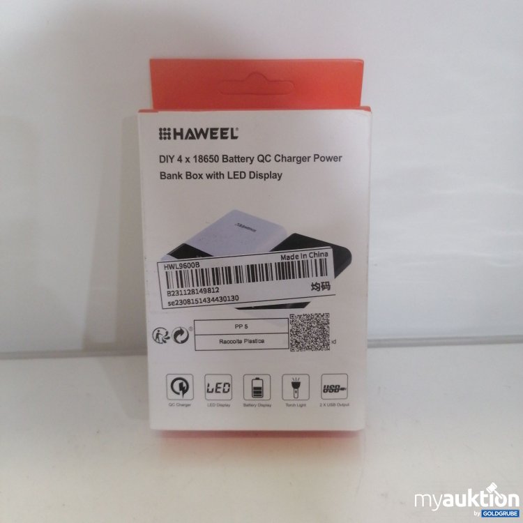 Artikel Nr. 773220: Haweel DIY4 Battery Charger Power Bank Box