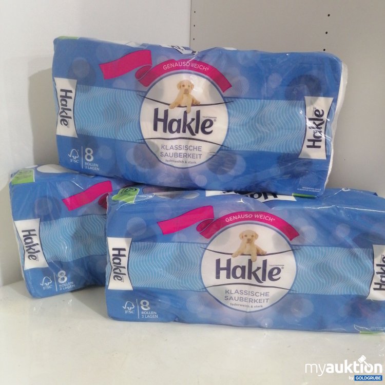 Artikel Nr. 757222: Hakle Toilettenpapier 3x8 Rollwagen 