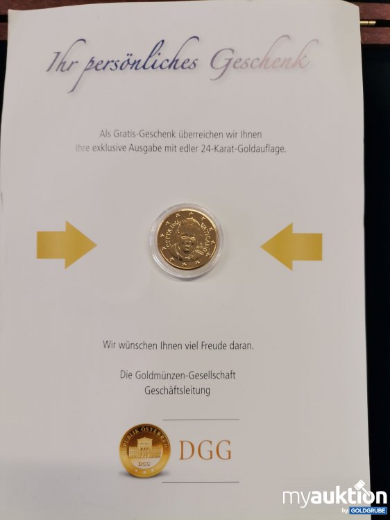 Artikel Nr. 779222: DGG 24 Karat Goldauflage Vaticano