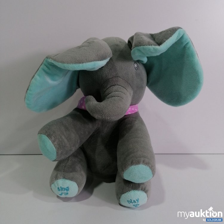 Artikel Nr. 386223: Plüsch Elephant mit Batterie Funktion 