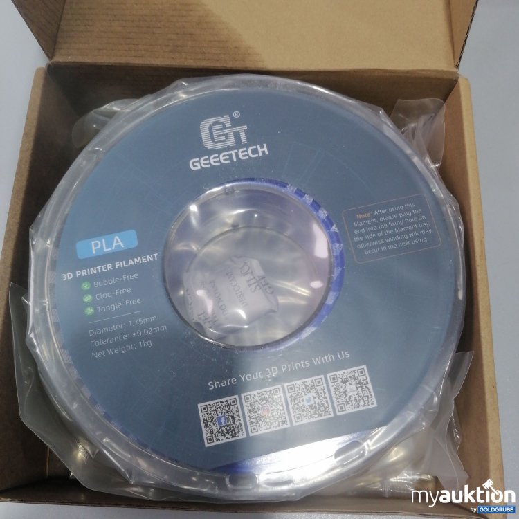 Artikel Nr. 769223: Geeetech 3D Printer Filament 1kg 