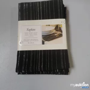 Auktion Napkins Servetten 4 Stück 