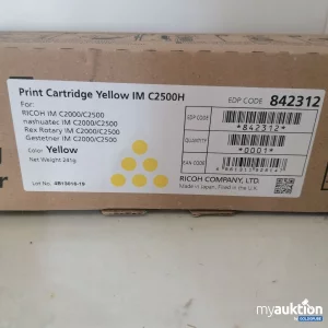 Auktion Ricoh Print Cartridge Yellow IM C2500H