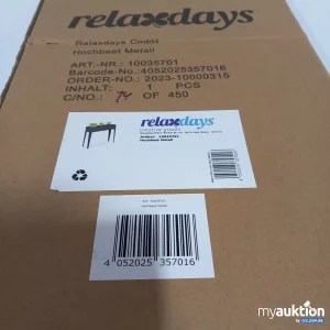 Artikel Nr. 787225: Relaxdays Hochbeet Metall 10035701