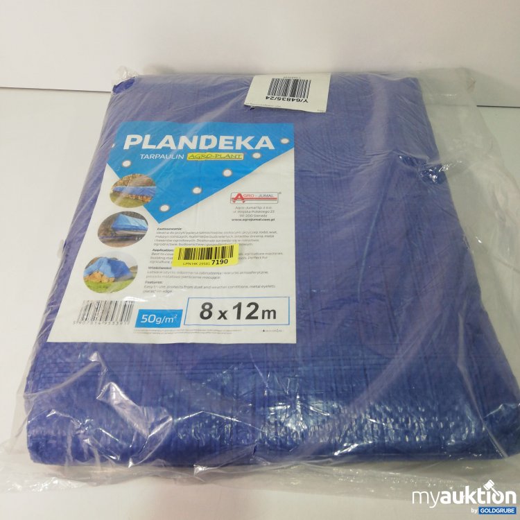 Artikel Nr. 791228: Plandeka Abdeckung 8x12m