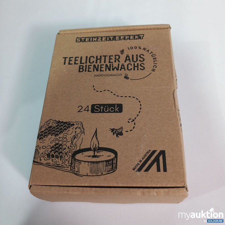 Artikel Nr. 777231: Teelichter aus Bienenwachs 24 Stück 