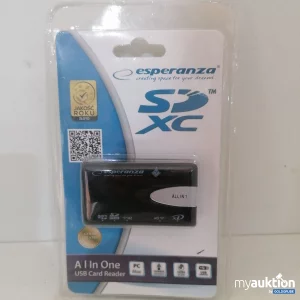 Auktion Esperanza EA129 All in One USB 2.0 Card Reader 