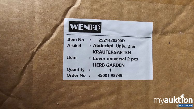 Artikel Nr. 362234: Wenko Abdeckplatten Kräutergarten