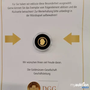 Artikel Nr. 779241: DGG Goldmünze lt Foto 