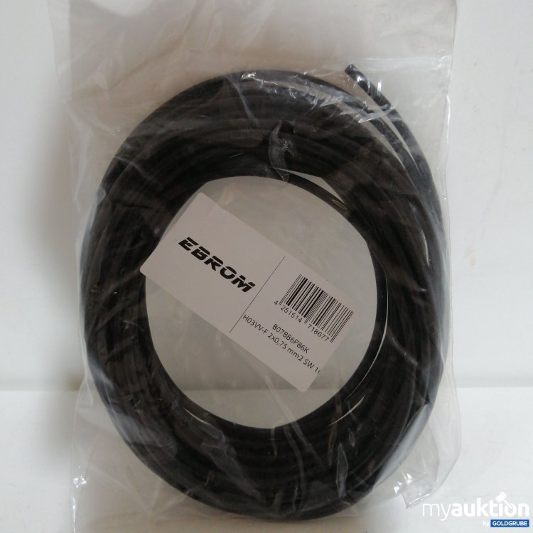 Artikel Nr. 758243: H03VV-F 2x0,75 mm2 SW10 Kabel 