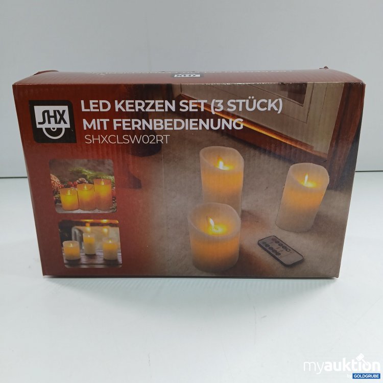 Artikel Nr. 360244: SHX LED Kerzen Set 3 Stück SHXCLSW02RT