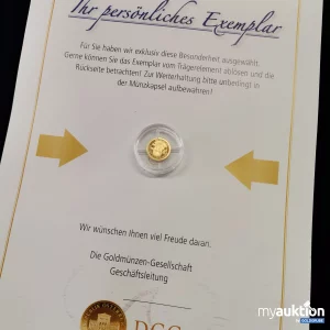 Artikel Nr. 779244: DGG Goldmünze. 9999 