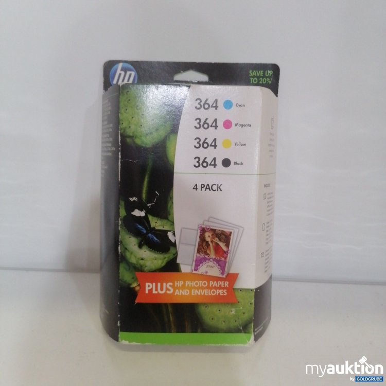 Artikel Nr. 773249: HP 364 4Pack Druckerpatronen Plus HP Photo Paper 