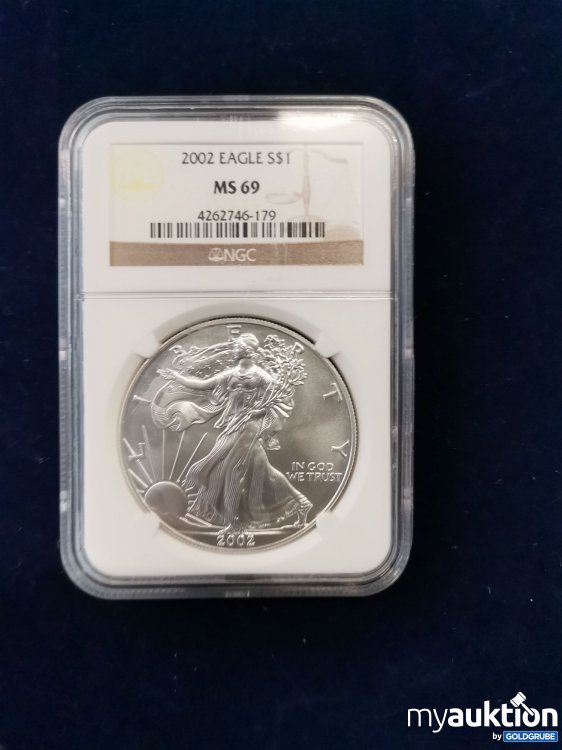 Artikel Nr. 779249: 2002 eagle S1 Dollar Münze