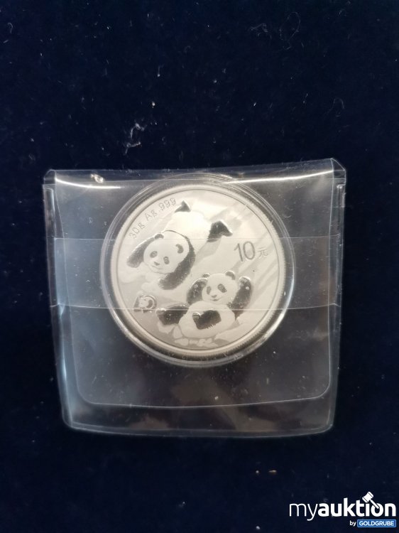 Artikel Nr. 779251: 30g AG 999 Silbermünze  2022 China Panda