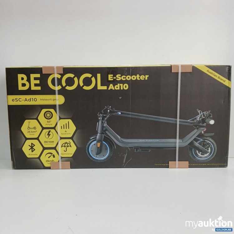 Artikel Nr. 360255: Be Cool E-Scooter eSC-Ad10 Meteorit Grey 4 Speed levels 350Watt