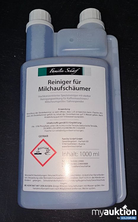 Artikel Nr. 362256: Reiniger für Milchaufschäumer 1000ml