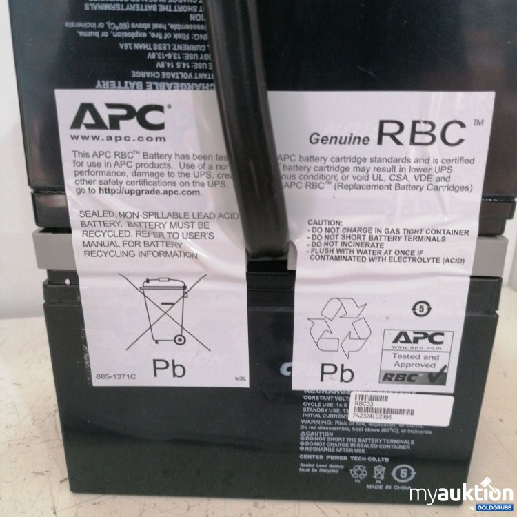 Artikel Nr. 723260: APC Ersatzbatterie-Kit RBC